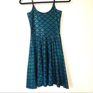 BlackMilk blue mermaid dress
